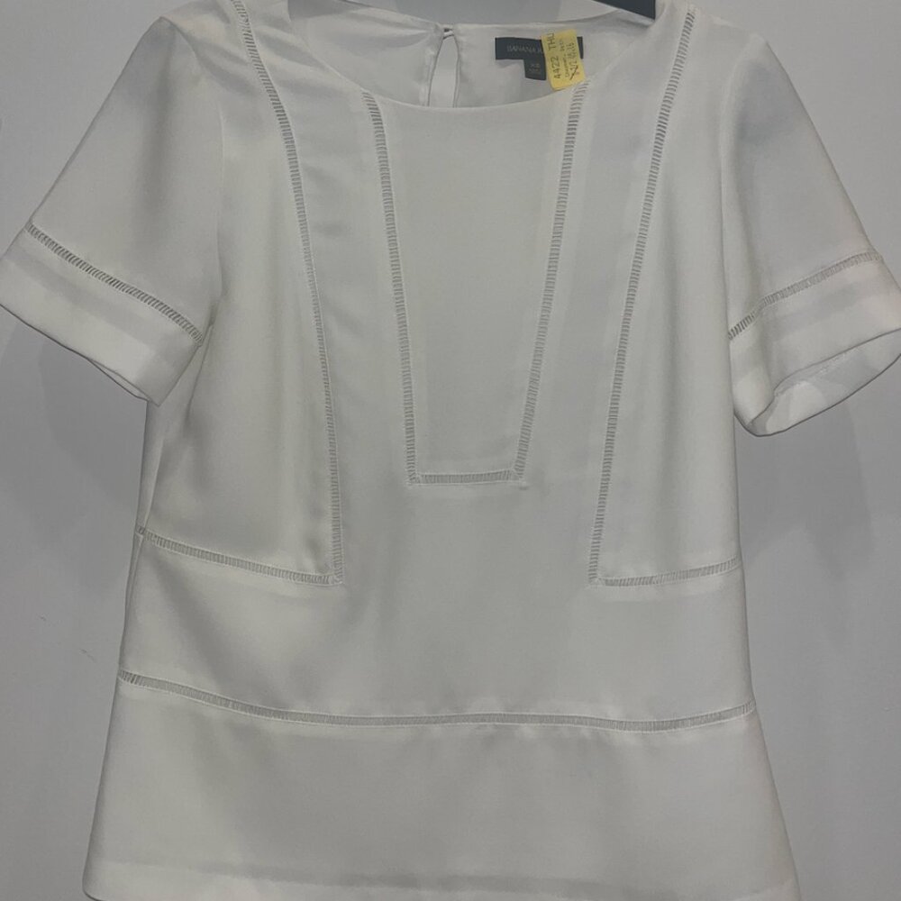 Banana Republic Top with Stitching Design